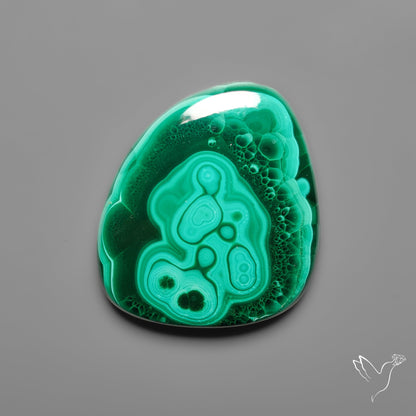 Botryoidal Malachite Cabochon