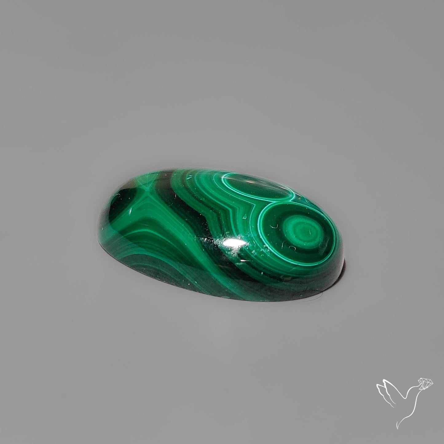 Botryoidal Malachite Cabochon