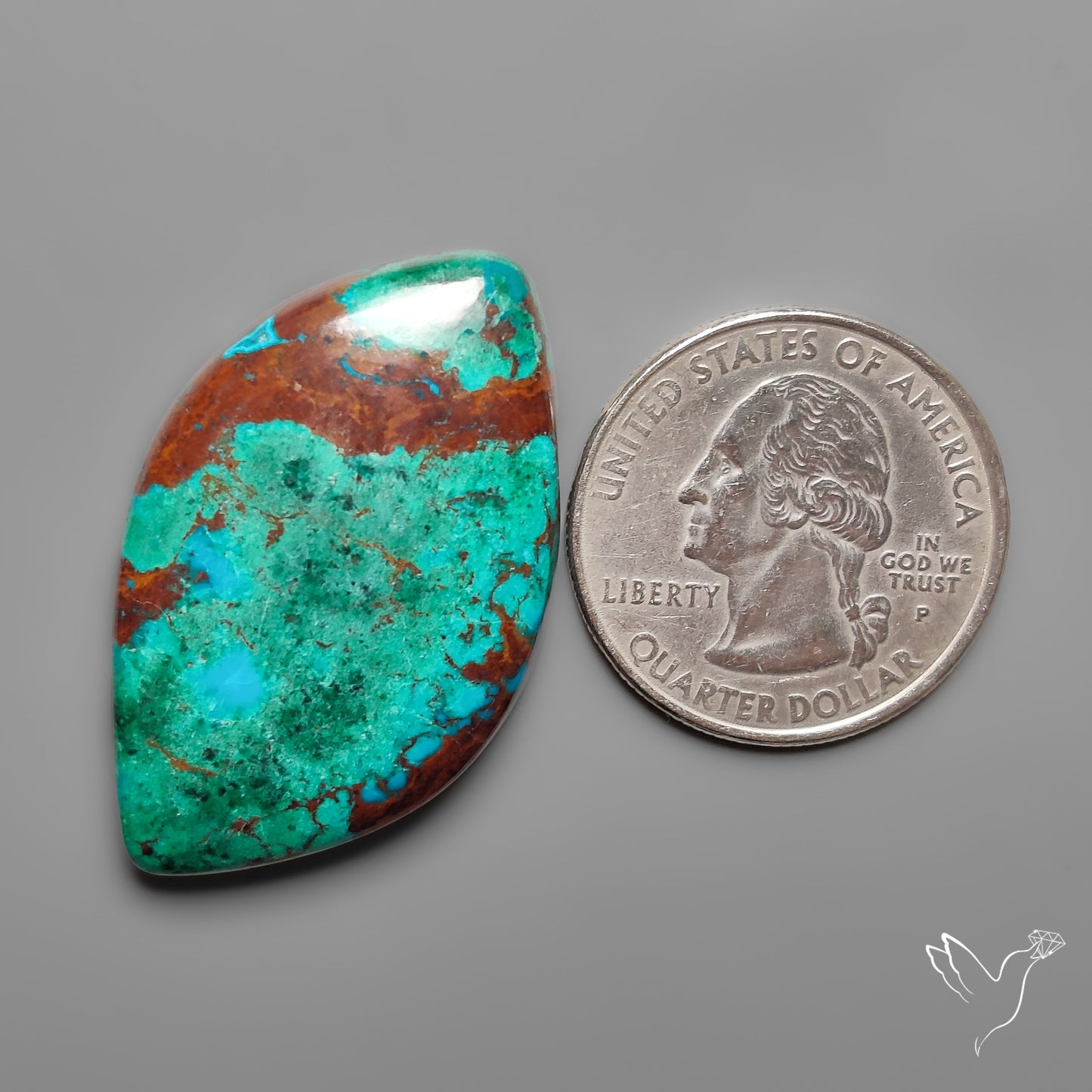 Peruvian Chrysocolla Cabochon