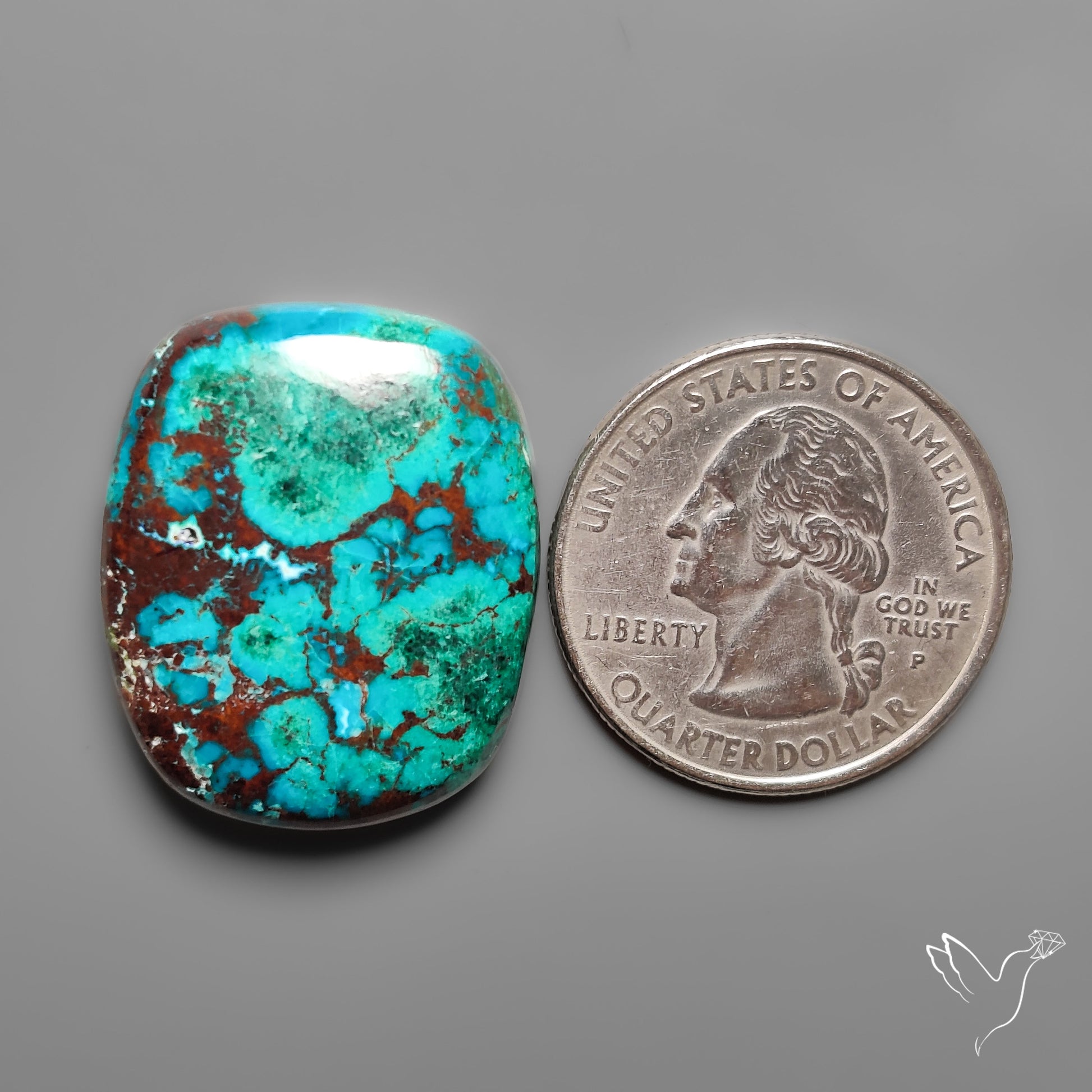 Peruvian Chrysocolla Cabochon