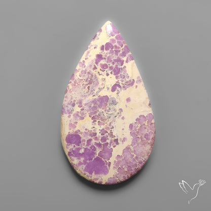 Phosphosiderite Spiderweb Matrix Cabochon