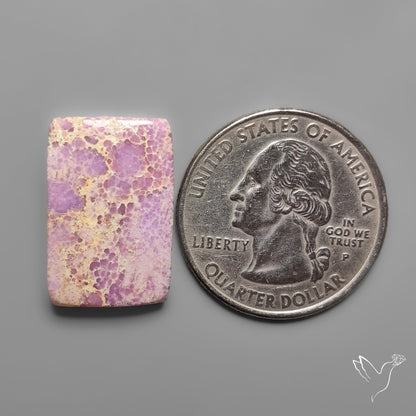 Phosphosiderite Spiderweb Matrix Cabochon