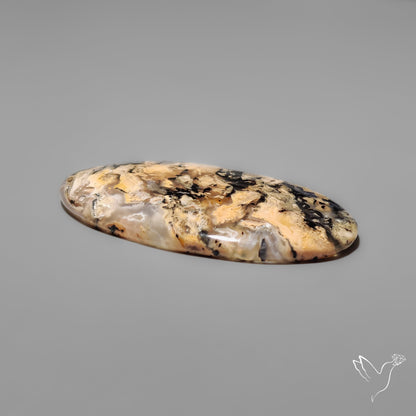 Australian Dendritic Agate Cabochon aka Yellow/Tiger Dendrite
