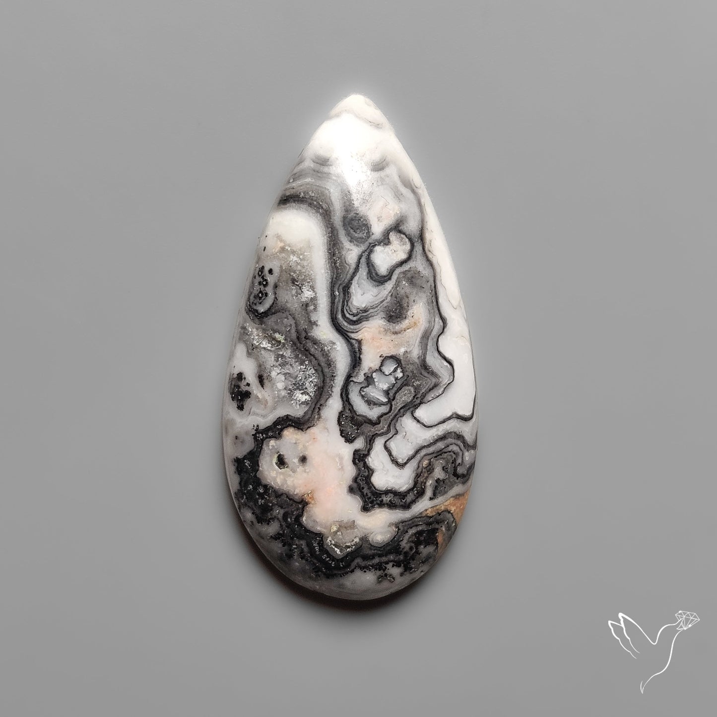 Phantom Calcite Cabochon