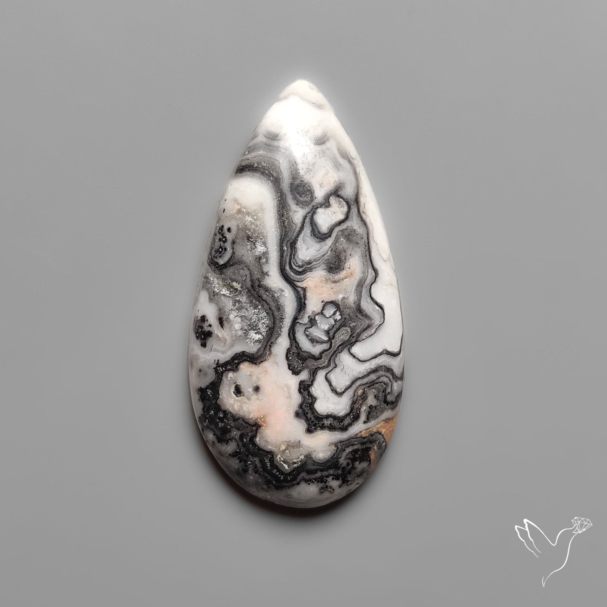 Phantom Calcite Cabochon