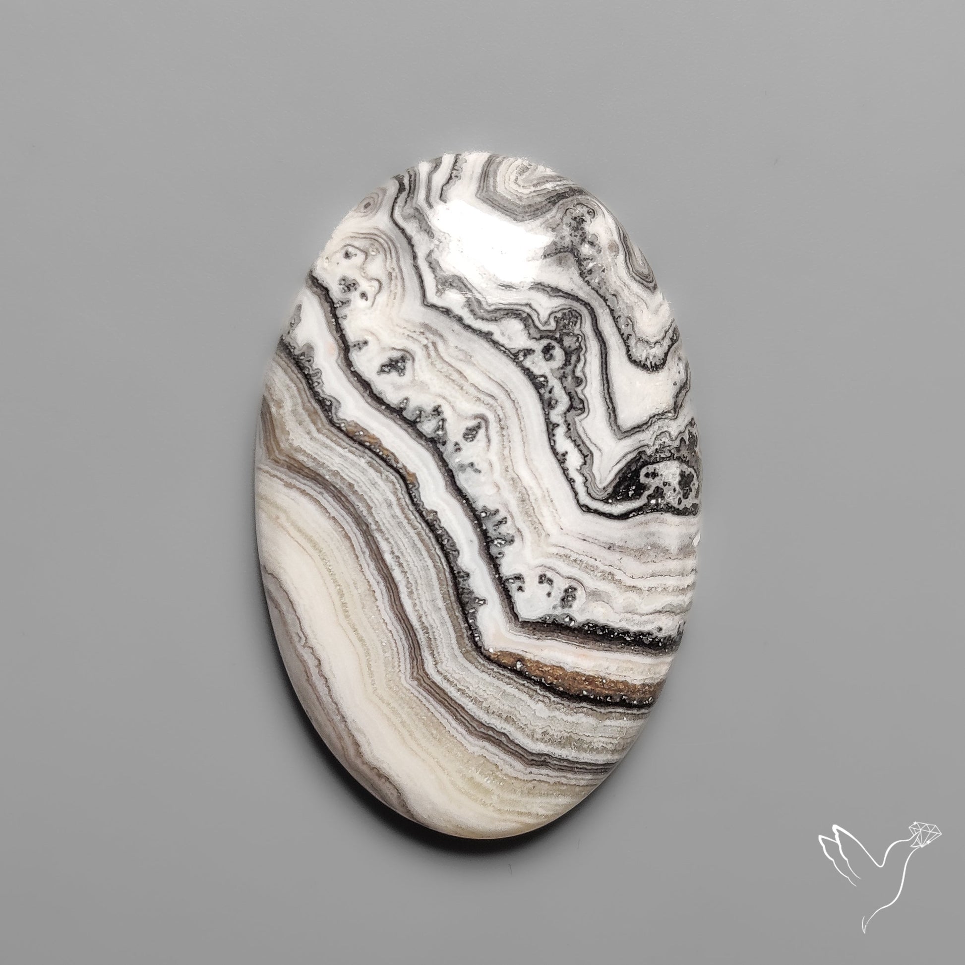 Phantom Calcite Cabochon