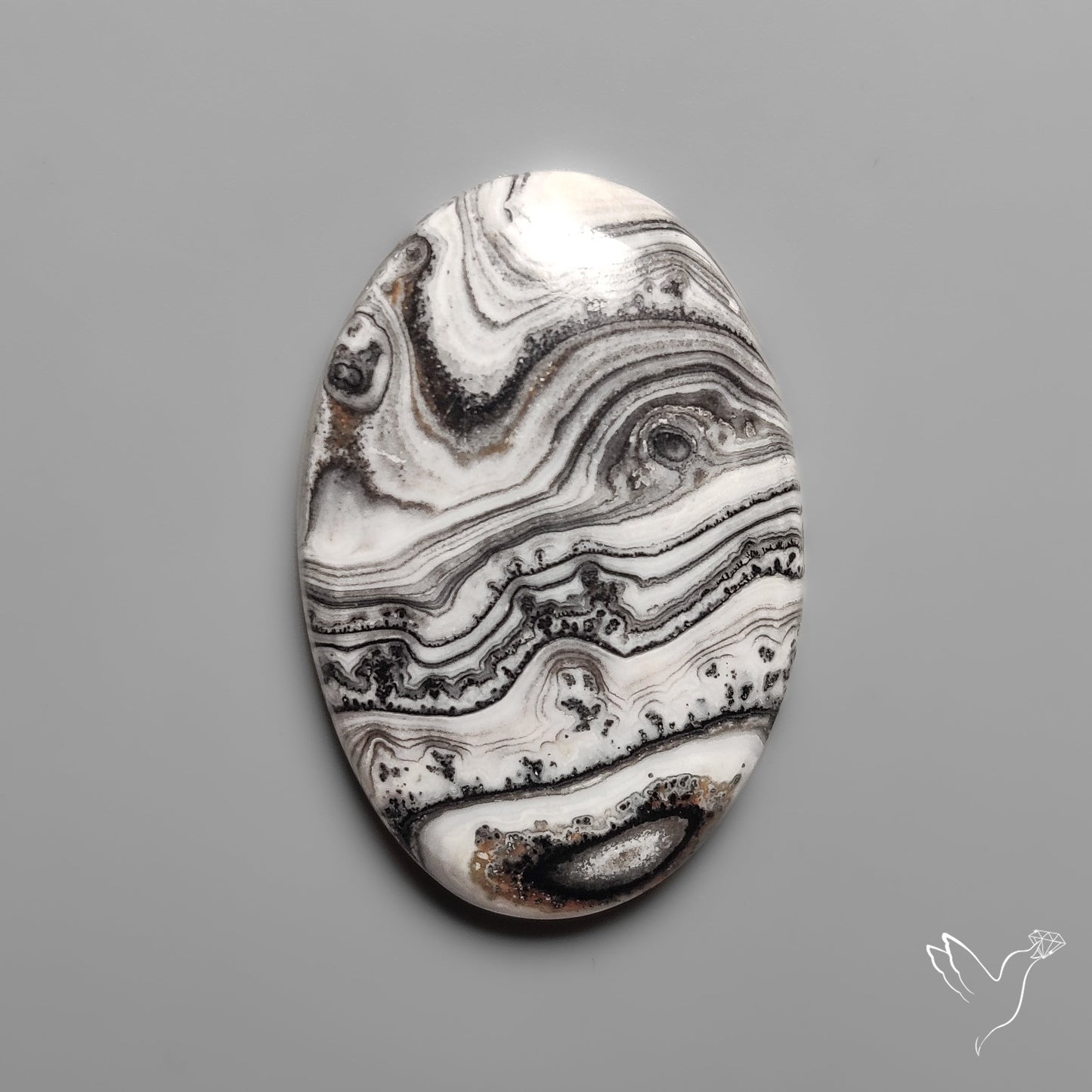 Phantom Calcite Cabochon