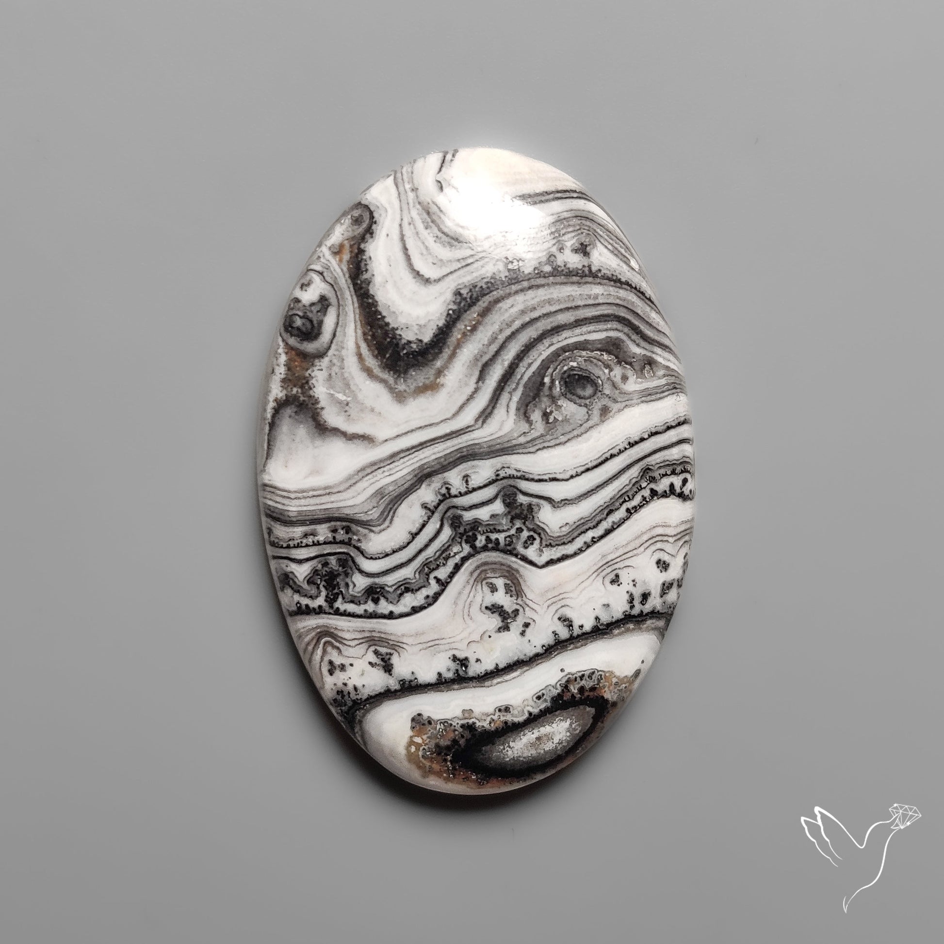 Phantom Calcite Cabochon