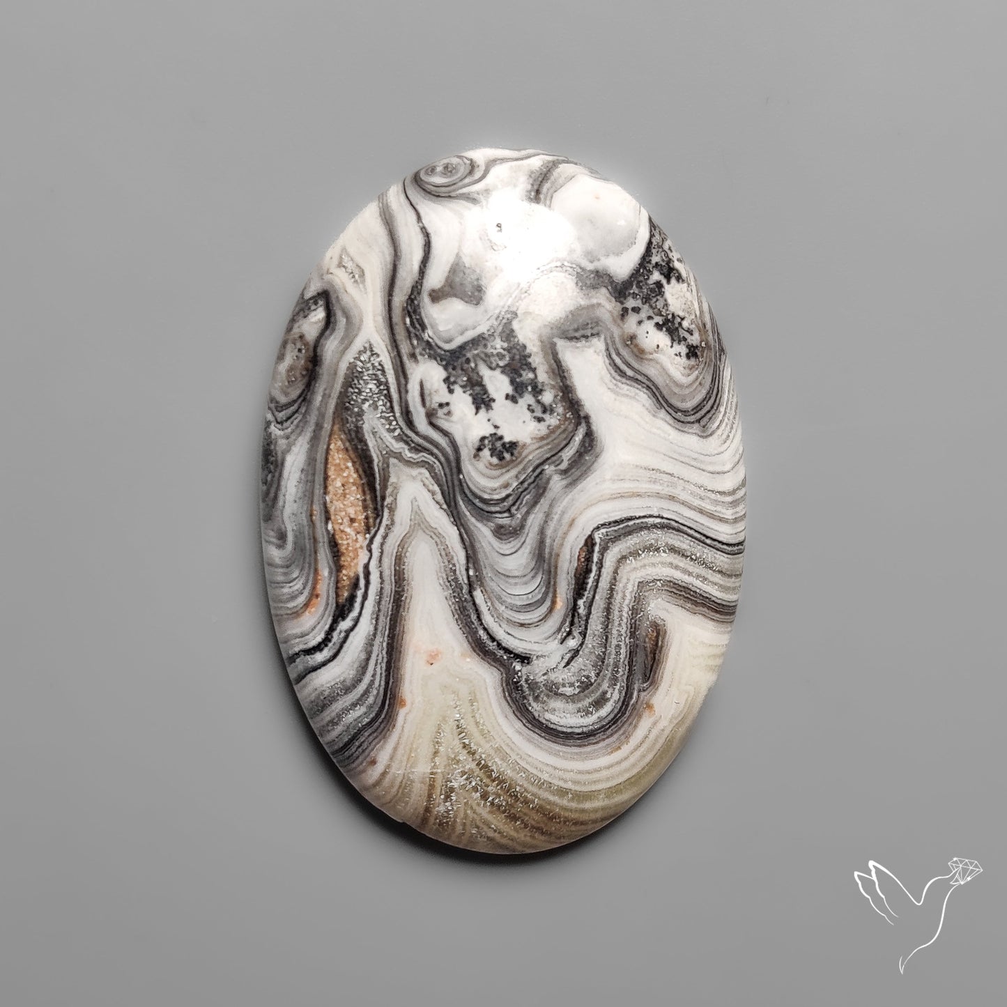 Phantom Calcite Cabochon