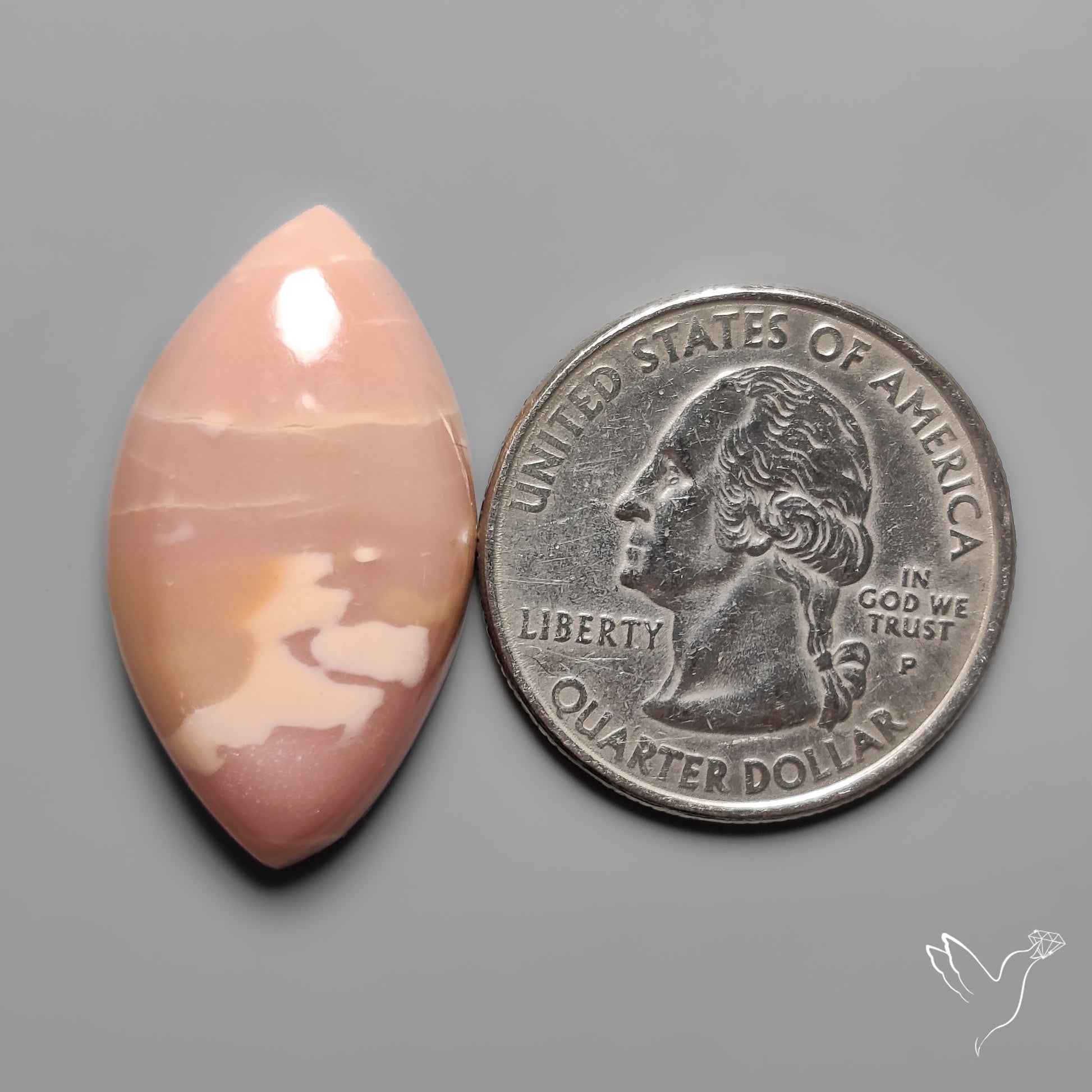 Australian Pink Mookaite Cabochon