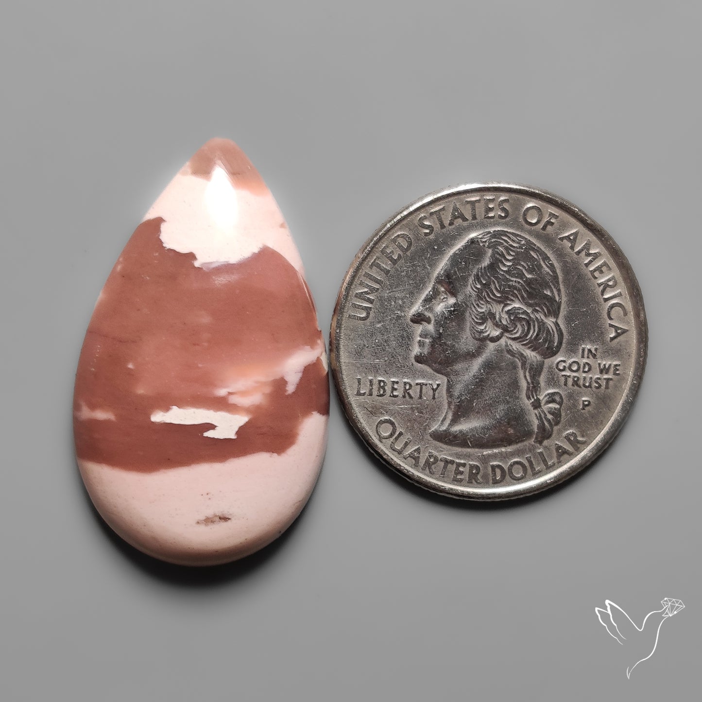Australian Pink Mookaite Cabochon