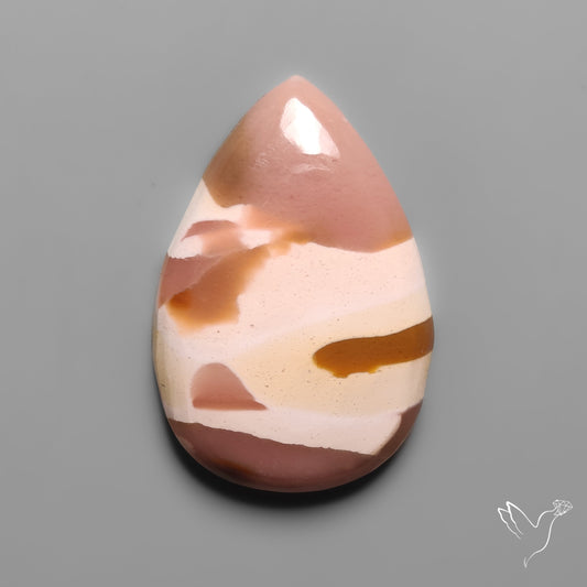 Australian Pink Mookaite Cabochon