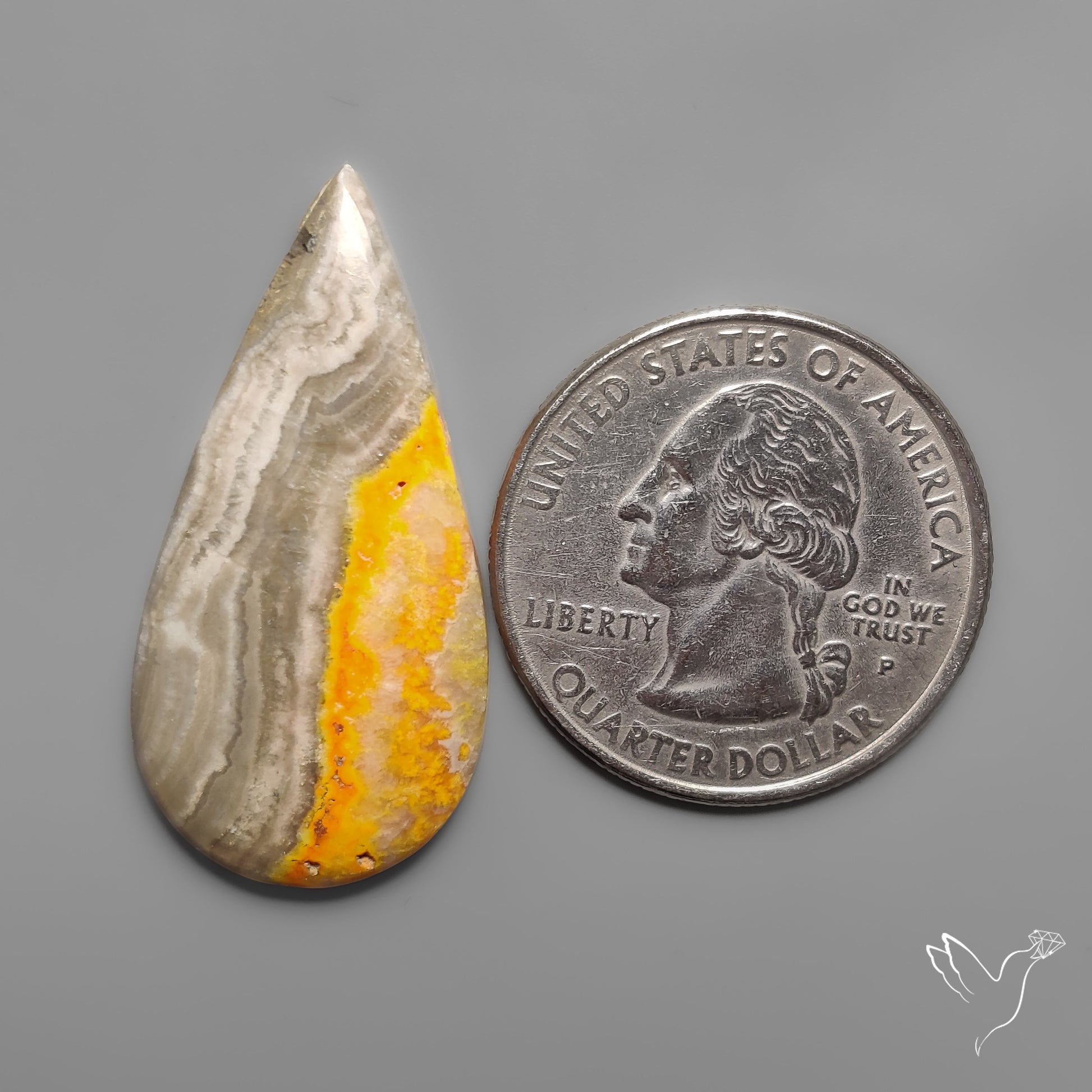 Bumble Bee Jasper Cabochon