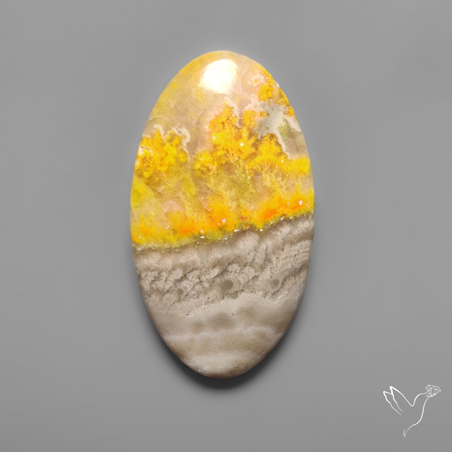Bumble Bee Jasper Cabochon