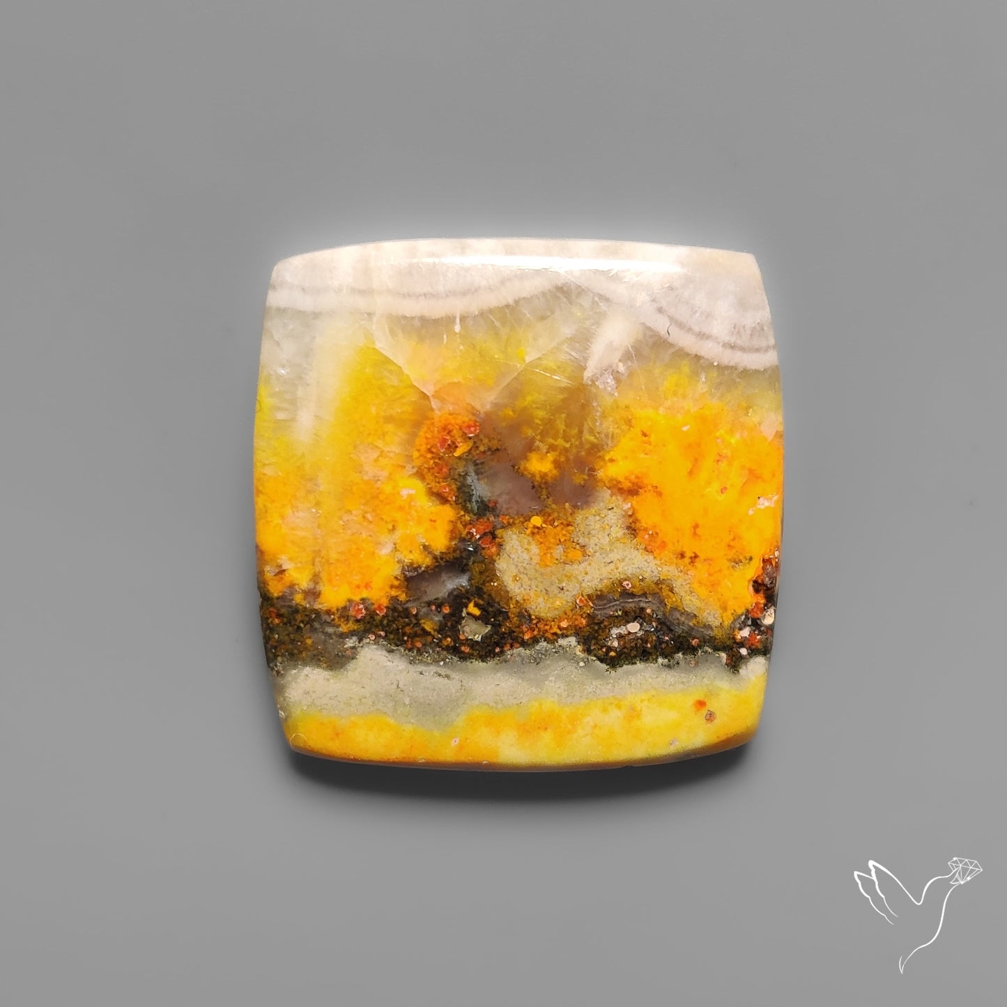 Bumble Bee Jasper Cabochon