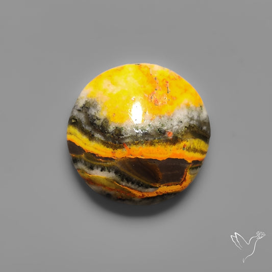 Bumble Bee Jasper Cabochon