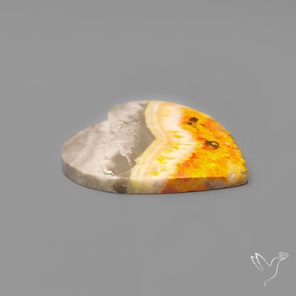 Bumble Bee Jasper Heart Carving