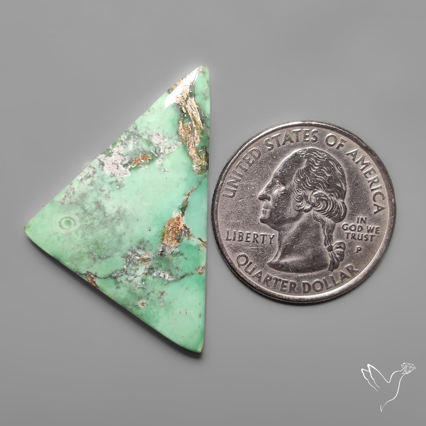 Lucin Variscite Cabochon from Utah