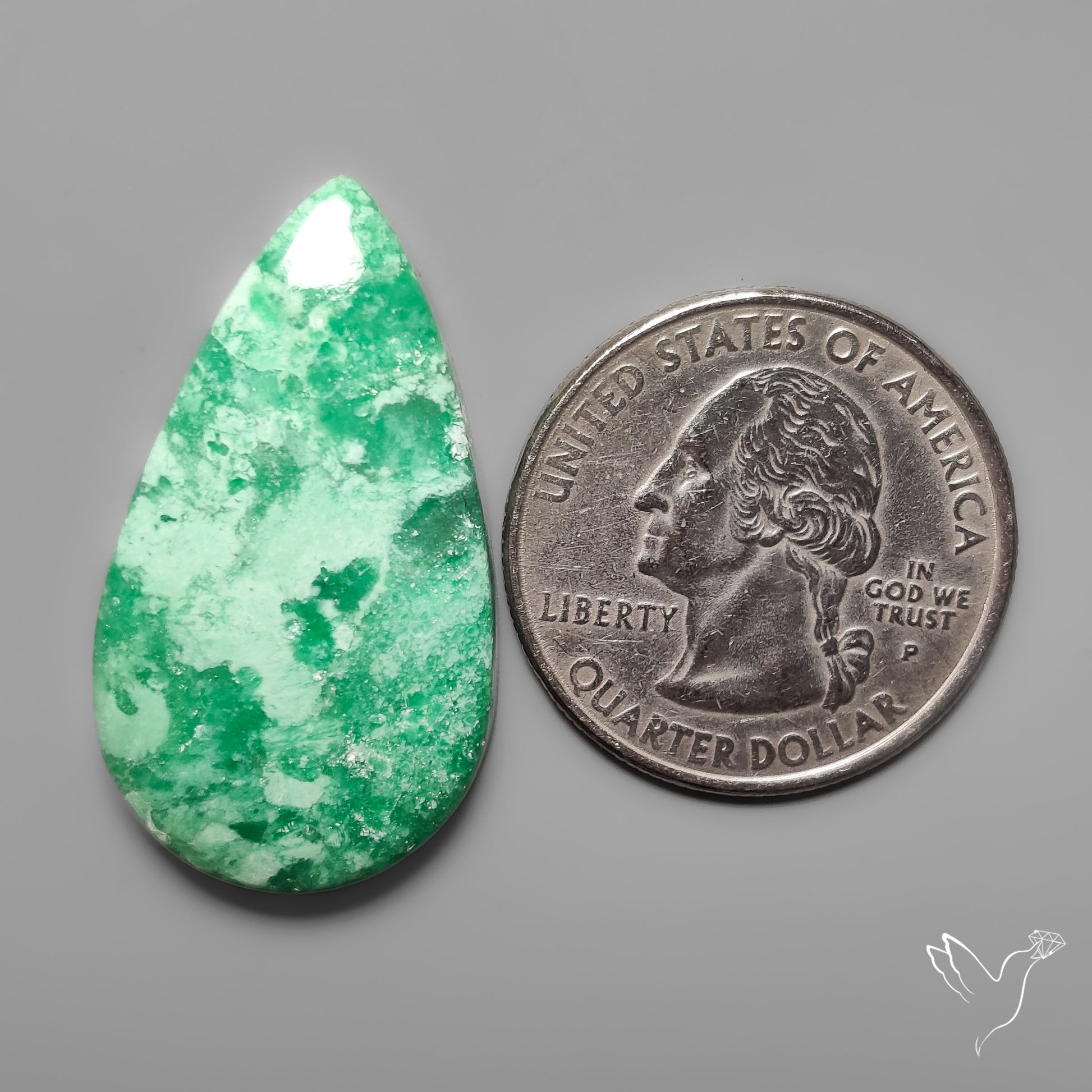 Lucin Variscite Cabochon from Utah