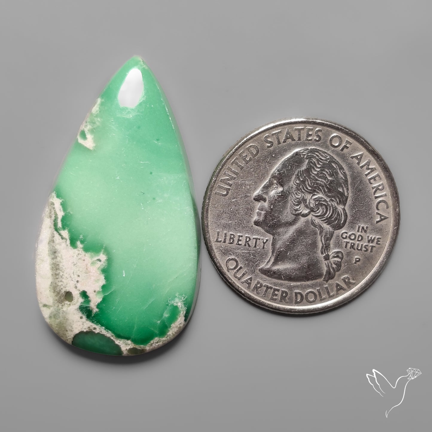 Lucin Variscite Cabochon from Utah