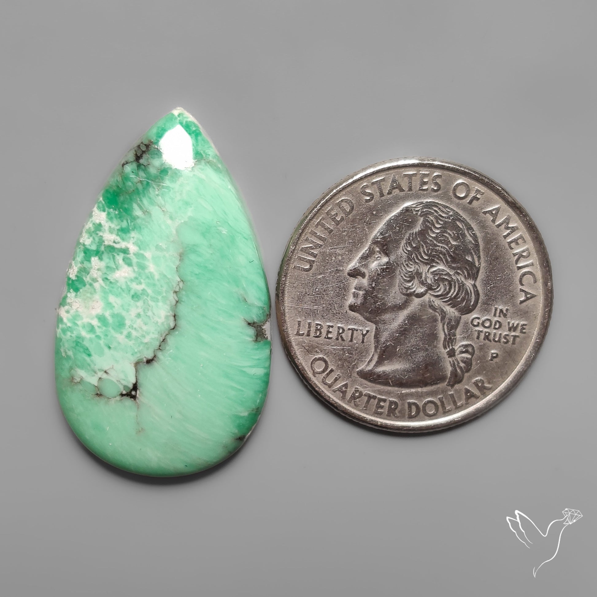 Lucin Variscite Cabochon from Utah