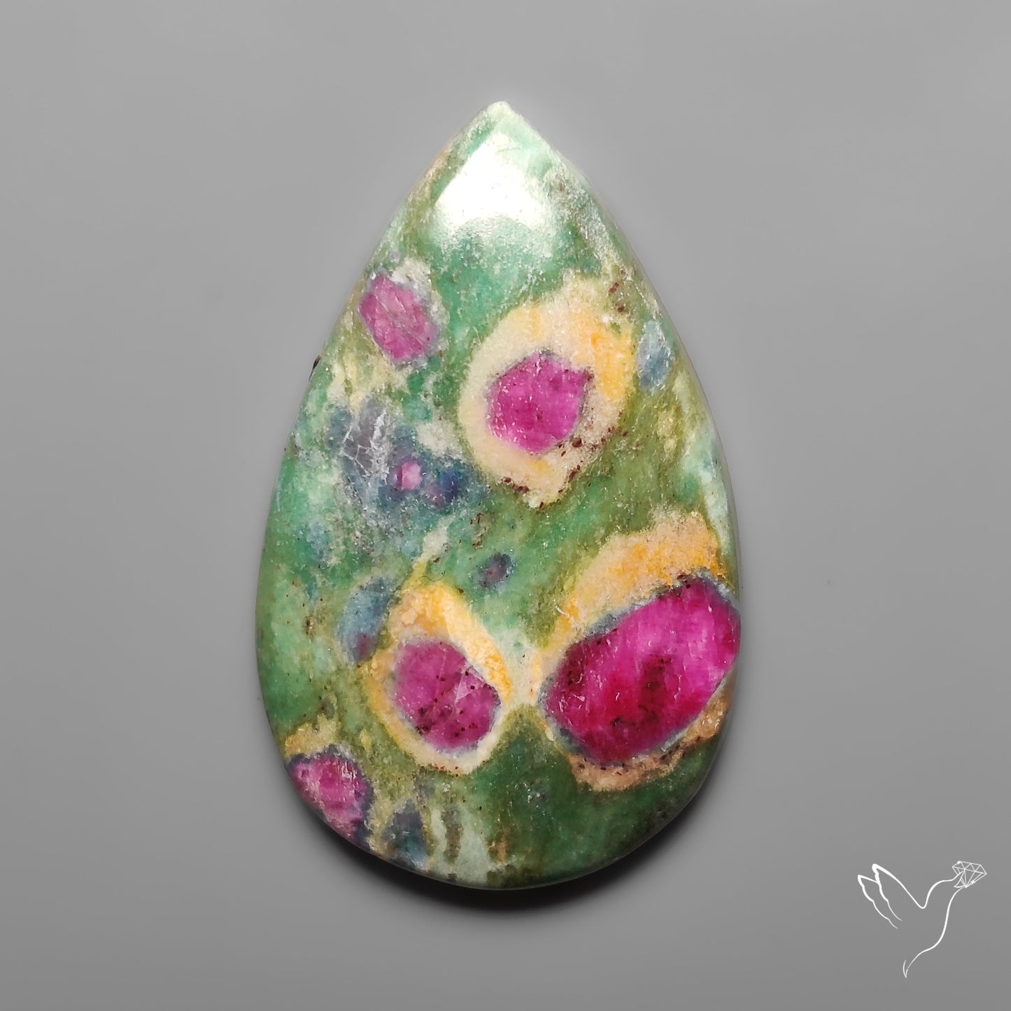 Ruby In Fuchsite Cabochon