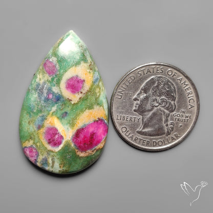 Ruby In Fuchsite Cabochon