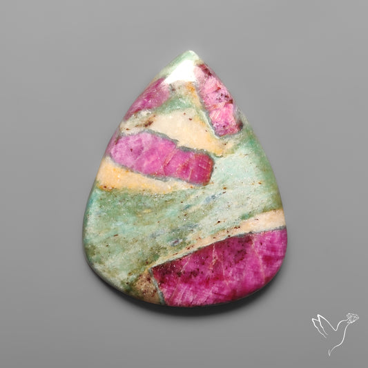 Ruby In Fuchsite Cabochon