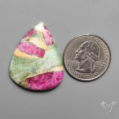 Ruby In Fuchsite Cabochon
