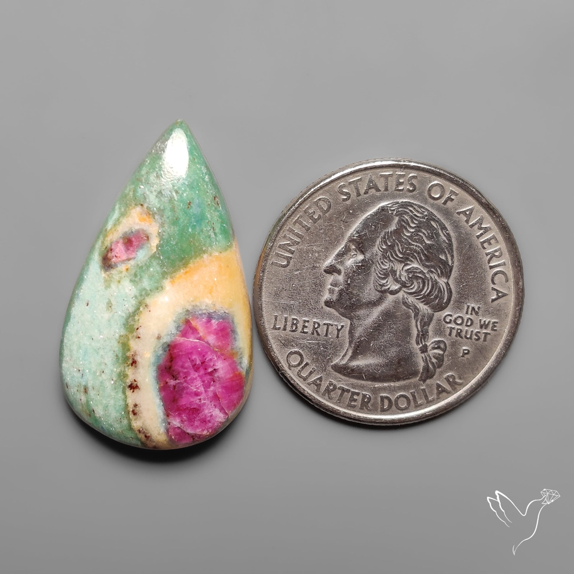 Ruby In Fuchsite Cabochon