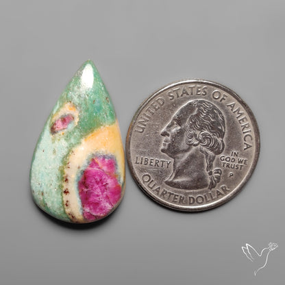 Ruby In Fuchsite Cabochon