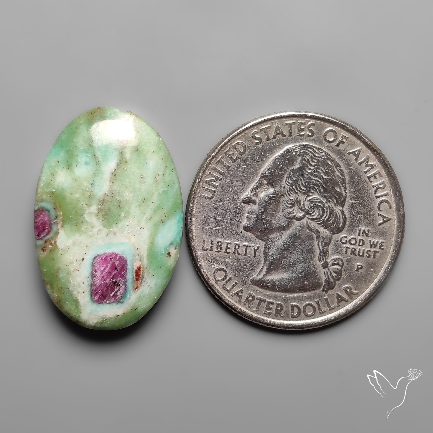 Ruby In Fuchsite Cabochon