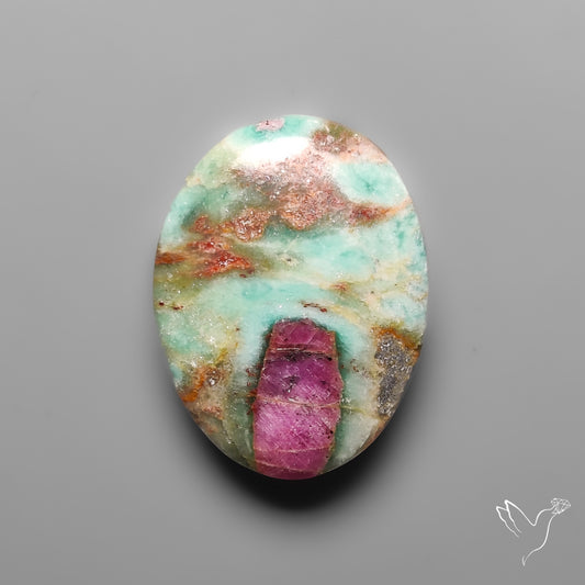 Ruby In Fuchsite Cabochon