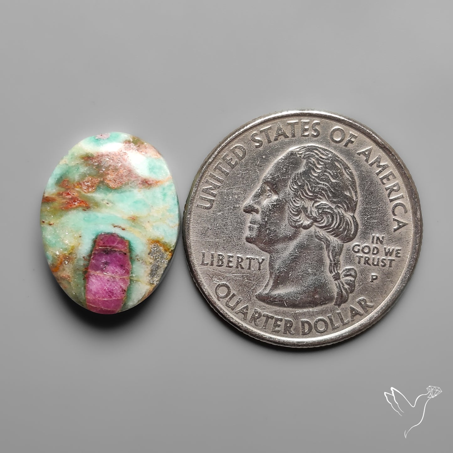 Ruby In Fuchsite Cabochon