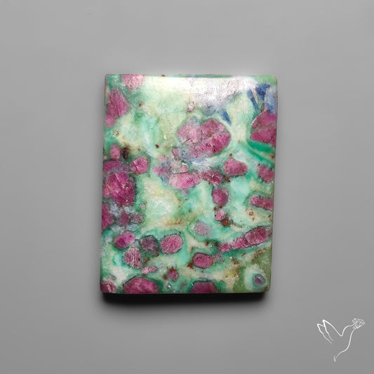 Ruby In Fuchsite Cabochon