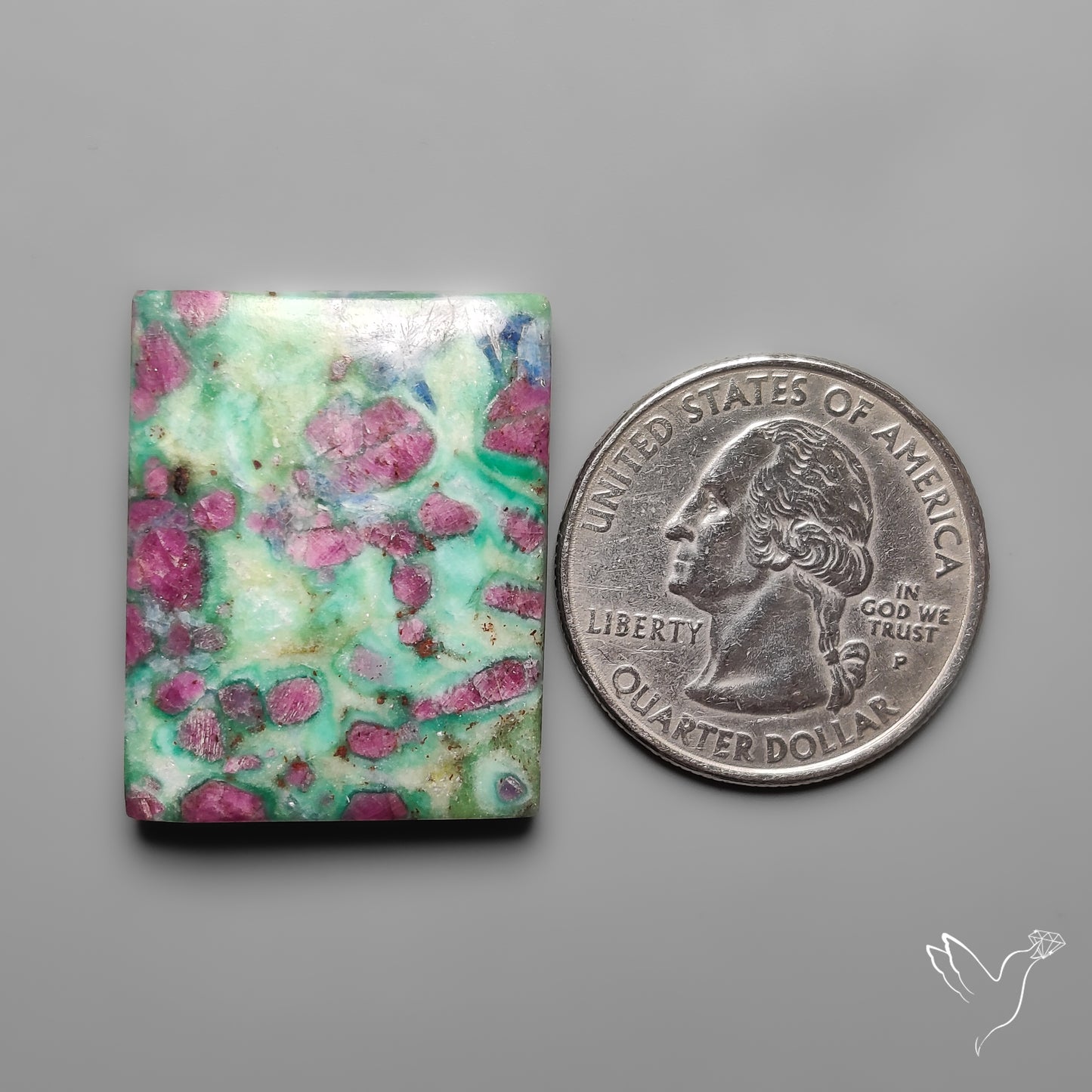 Ruby In Fuchsite Cabochon