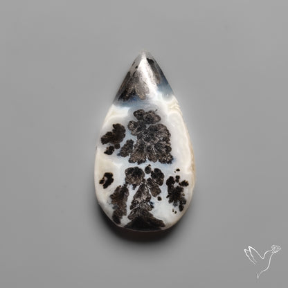 Parallel Dendritic Agate Cabochon