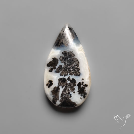 Parallel Dendritic Agate Cabochon