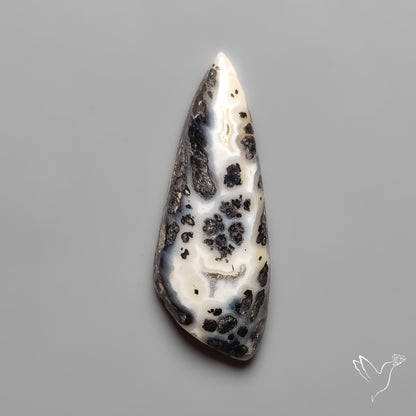 Parallel Dendritic Agate Cabochon