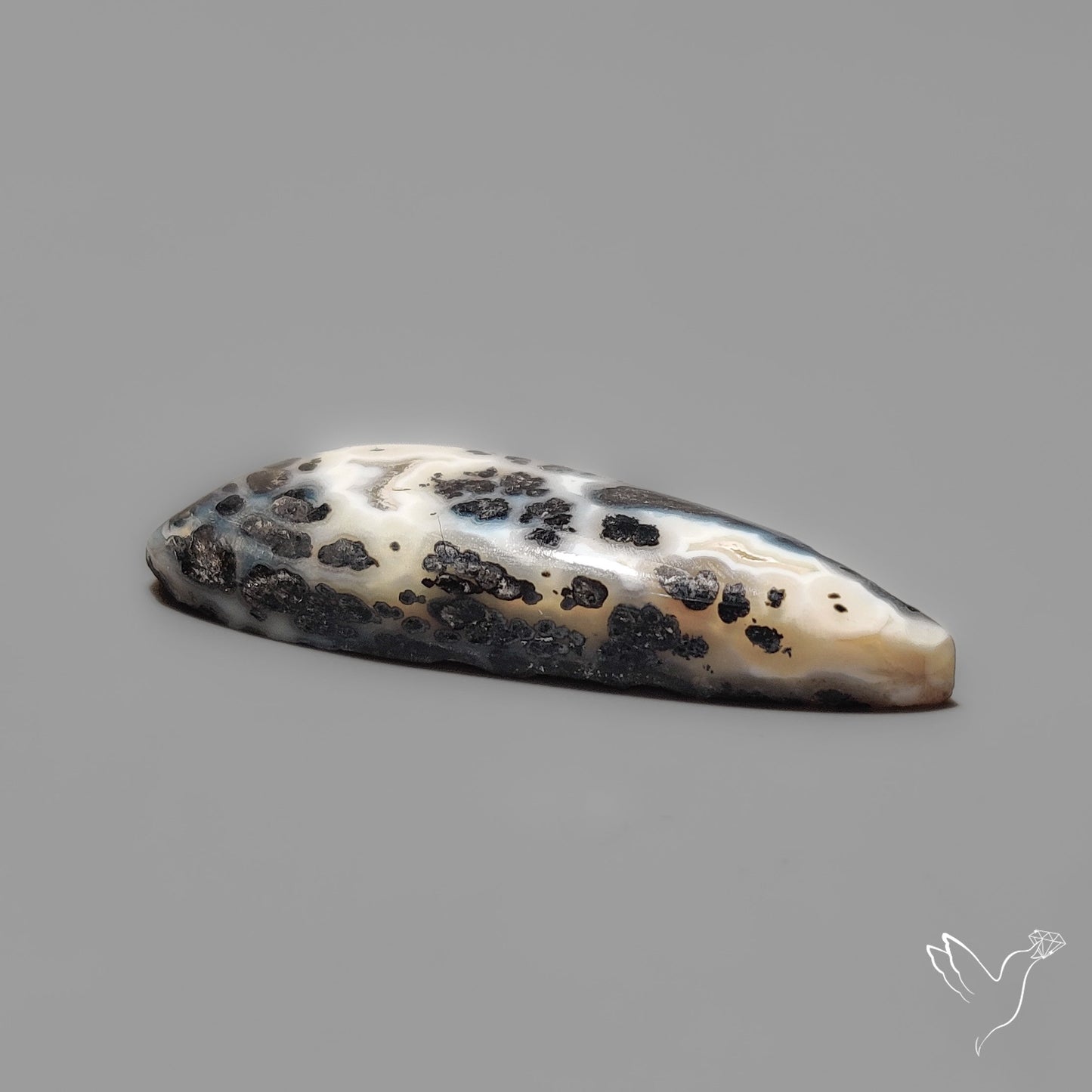 Parallel Dendritic Agate Cabochon