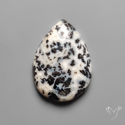 Parallel Dendritic Agate Cabochon