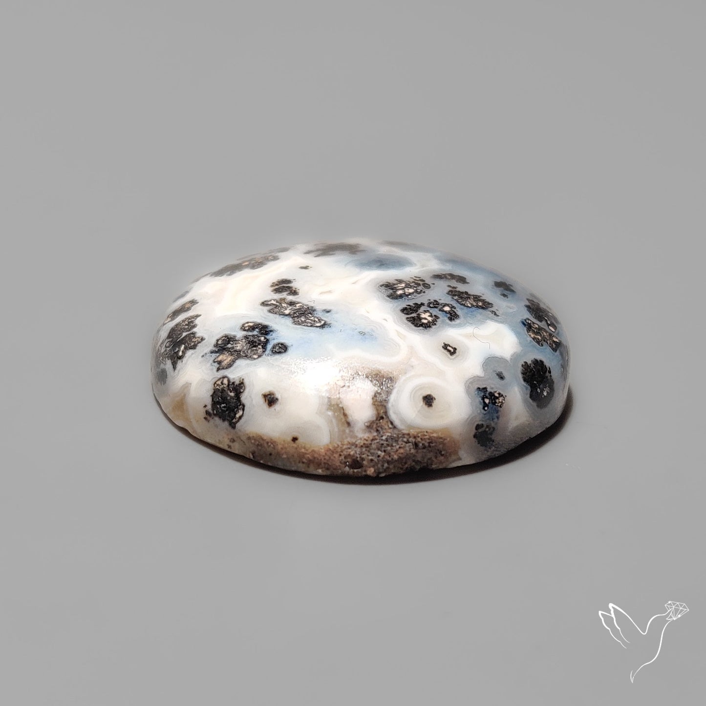 Parallel Dendritic Agate Cabochon