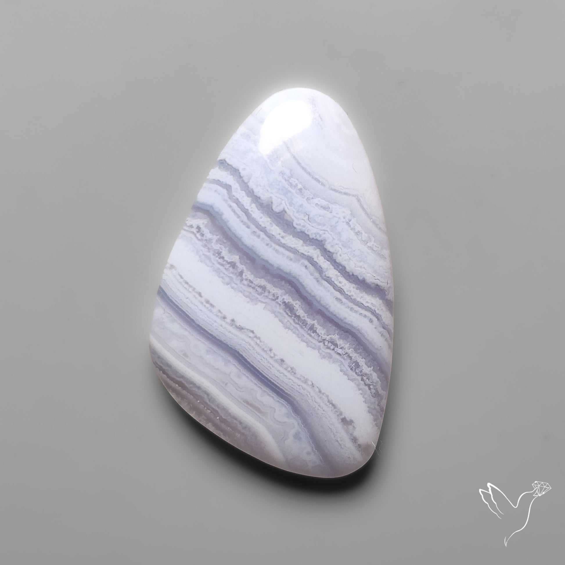 Blue Lace Agate Cabochon