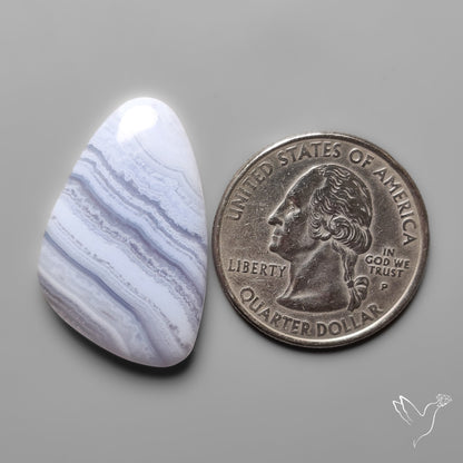 Blue Lace Agate Cabochon