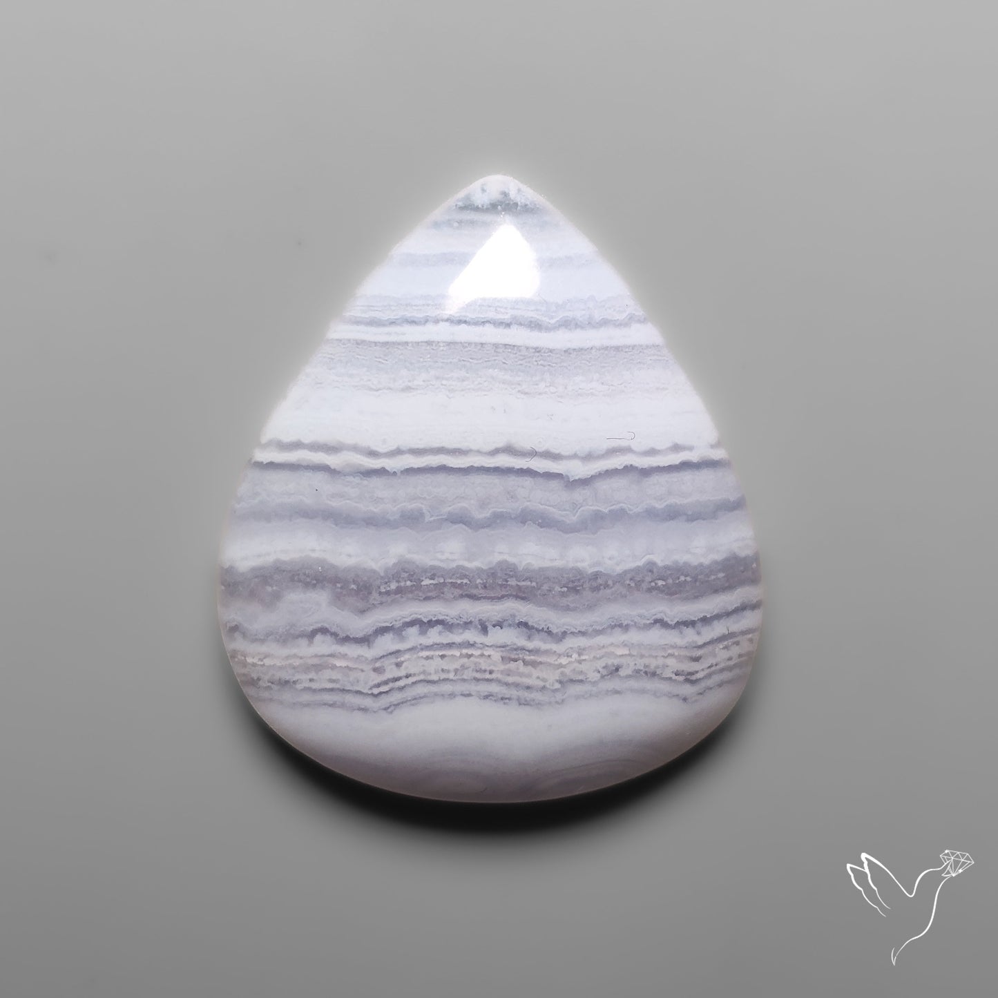 Blue Lace Agate Cabochon