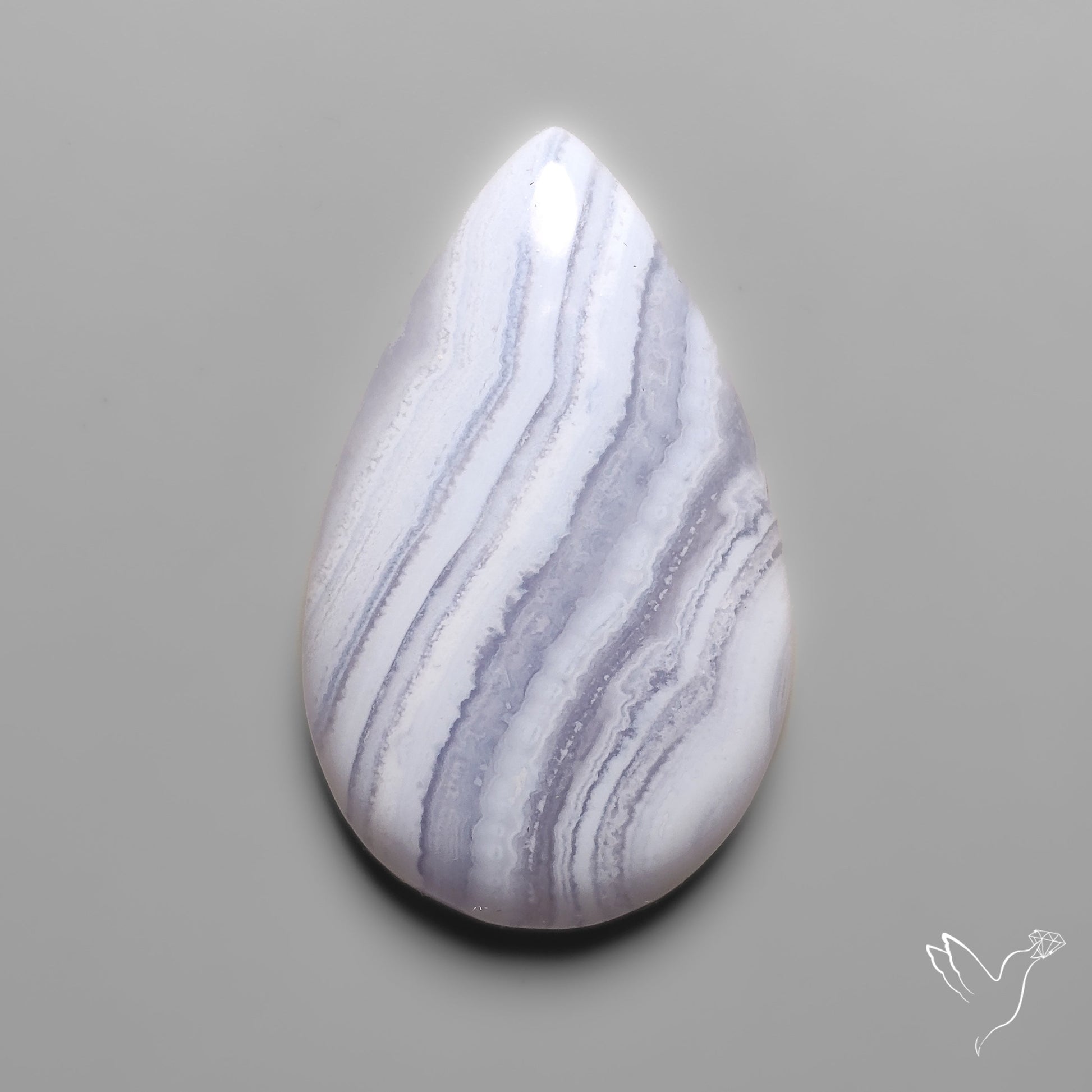Blue Lace Agate Cabochon