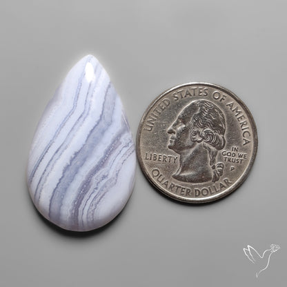 Blue Lace Agate Cabochon