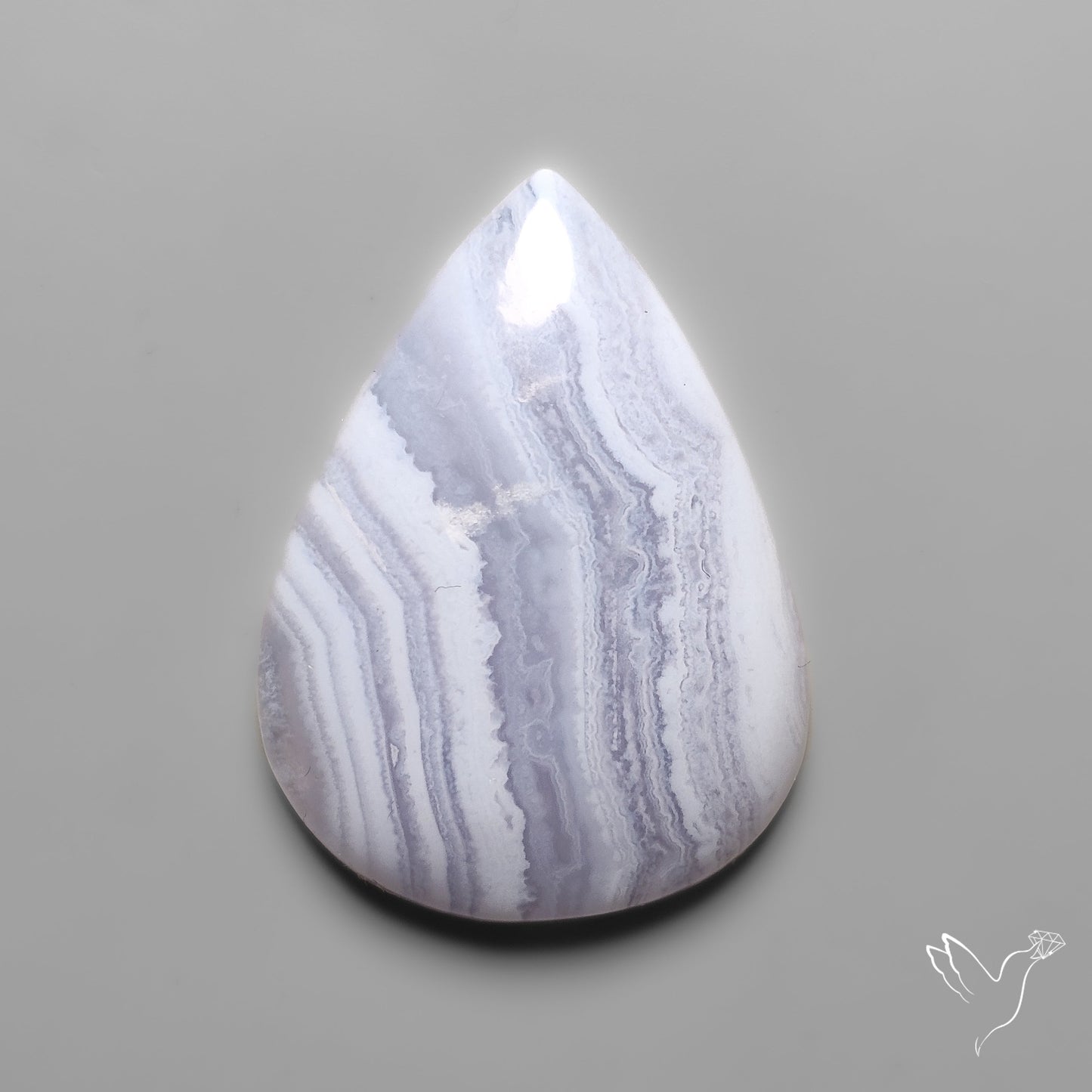 Blue Lace Agate Cabochon