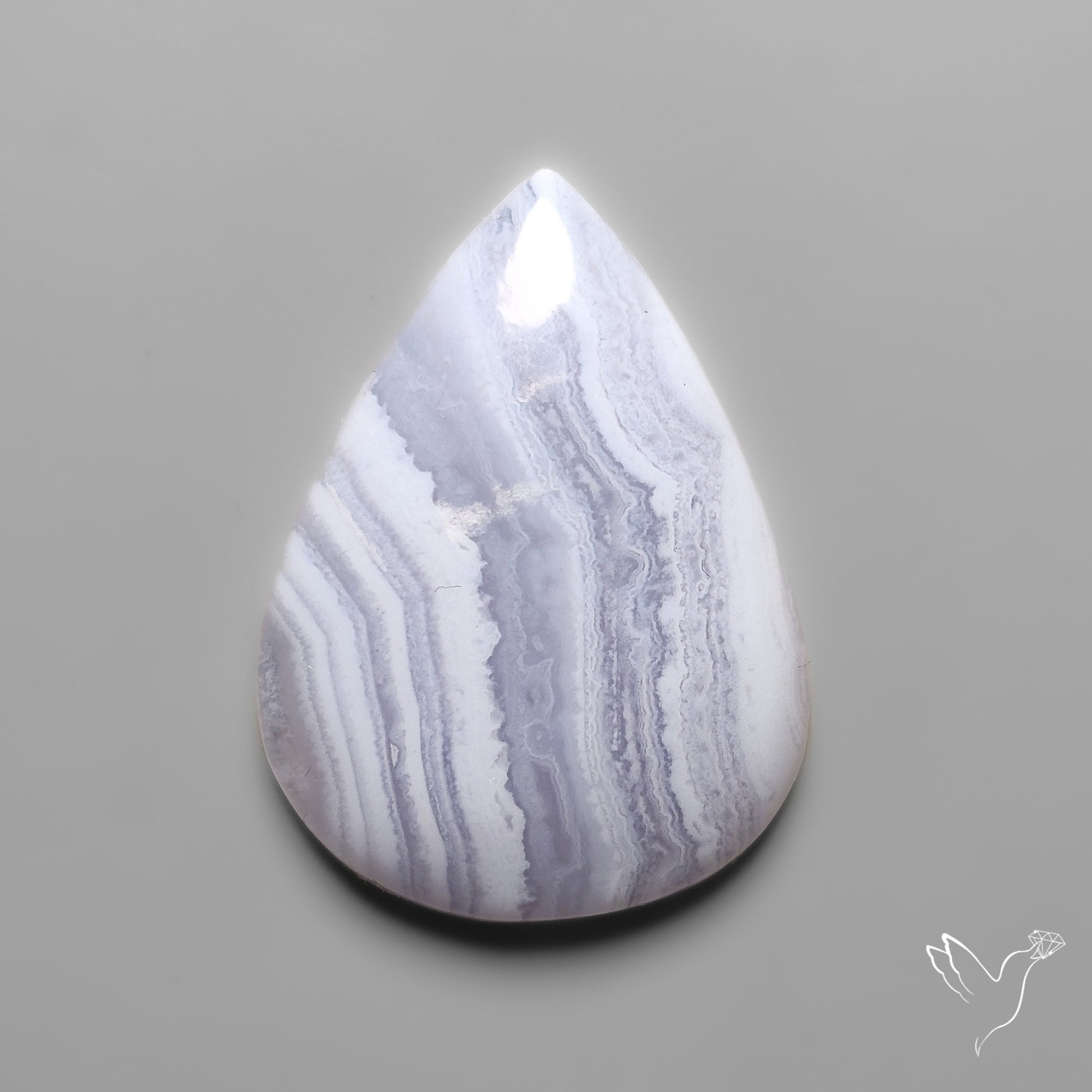 Blue Lace Agate Cabochon