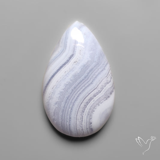 Blue Lace Agate Cabochon